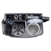 LG 8Kg, Semi Automatic Top Load Washing Machine, Roller Jet Pulsator + Soak, Middle Black , P8035SKAZ